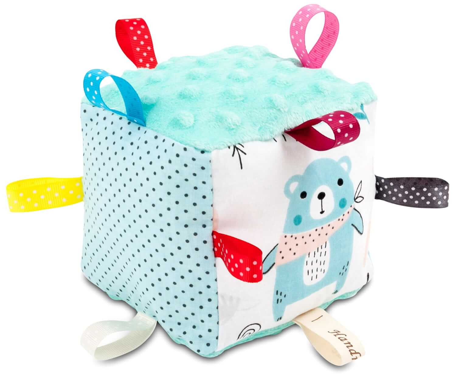 Kostka sensoryczna minky - Happy Friends Mint